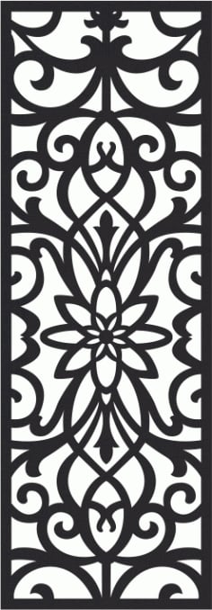 European Wrought Style 11 Laser Cut CDR File