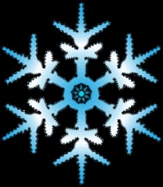 Fairy Snowflake Vector SVG File
