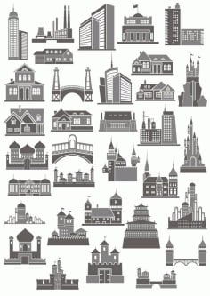 Famous Architecture Building Free Vector CDR File