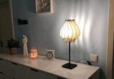 Fancy Room Tabel Lamp CDR Vectors File
