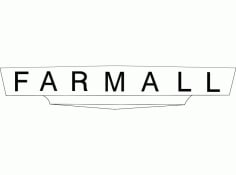 Farmall Emblem Vector DXF File