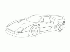 Ferrari 03 Free DXF Vectors File