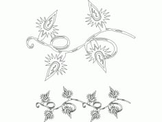 Festive Things Design 04 Free Download DXF File
