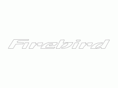 Firebird Vector DXF File