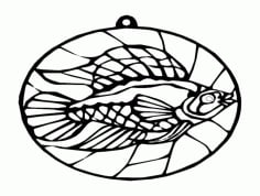 Fish CNC Router Free DXF File