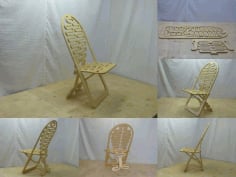 Flexible Wooden Chair File Free CDR File