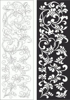 Floral Pattern Design 4545 Free Vector CDR File