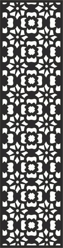 Flower Carving Pattern Free CDR Vectors File