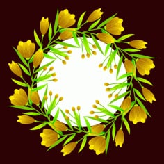 Flower Crown SVG File
