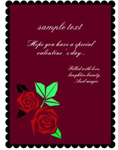 Flower Wedding Invitation Card Design Free Vector