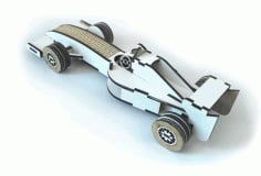 Formula Car Laser Cut CDR File