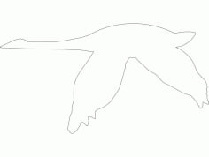 Ganso (goose) Free Dxf File For Cnc DXF Vectors File