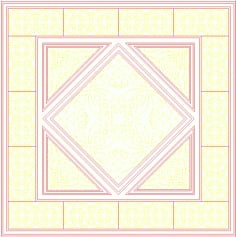 Geometric Ornament Art Pattern, Grill Panel Design Vector File