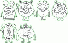 Germ Cartoon CDR Vectors File