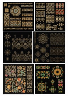 Golden Mandala Luxury Design Elements Ornament CDR File
