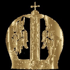 Greek Patriarchal Crwon Gold SVG File