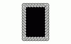 Guilloche Interlaced Band Patterns DXF File