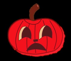 Halloween Faces Pumpkin Vector SVG File