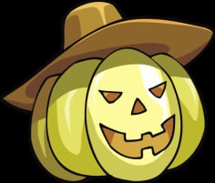 Halloween Witch Pumpkin Vector SVG File