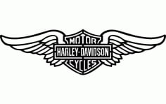 Harley Wings dxf File DXF File
