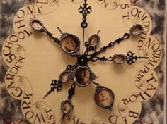 Harry Potter Weasley Clock Decorative Design CDR Vectors File