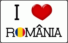 Heart Romania SVG File