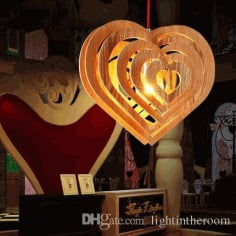 Heart Shape Lamp Laser Cut CDR File
