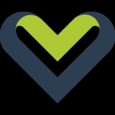 Heart Strip Flat Vector SVG File