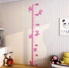 Height Marker Wall Height Chart Laser Cut Free CDR File