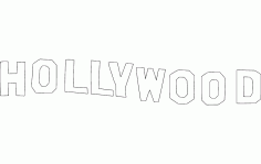 Hollywood Silhouette Free Download Vectors CDR File