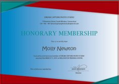 Honorary Membership Certificate Template Free Vector