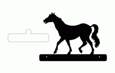 Horse Walking Plate Laser Cut DXF File