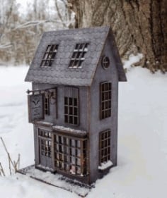 House In Harry Potter Movie for Laser Cut CNC CDR File