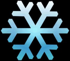 Ice Snow Vector SVG File