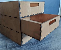 Ikea Kallax Drawer 5mm Plywood 33×33 cm SVG File