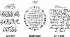 Islamic ArabicArt Ayatul Kursi CDR Vectors File