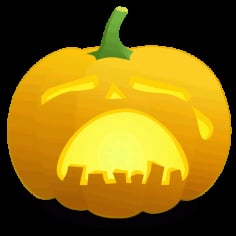 Jackolantern Brian Pumpkin Vector SVG File