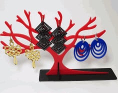 Jewelry Tree Stand Acrylic 3mm CDR File