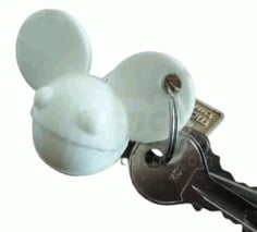 Keychain 3D Printing Design STL File