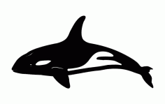 Killer whale CNC Router Free DXF File