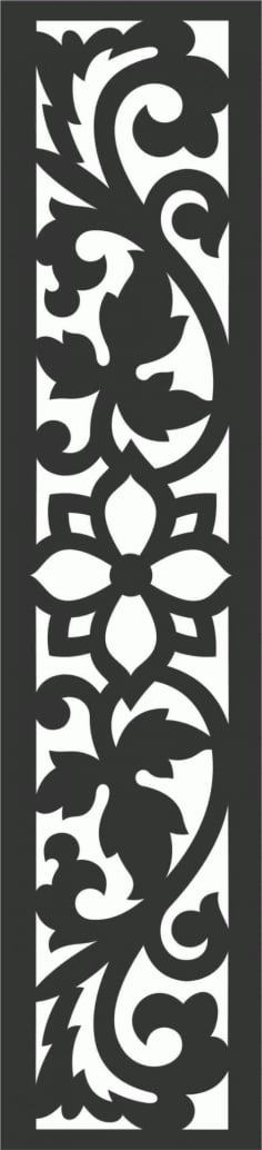 Lace Decorative Grille Decorative Metal Panel DXF File