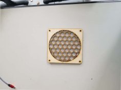 Laser Cut 120mm Exhaust Fan Grill Design Vector File