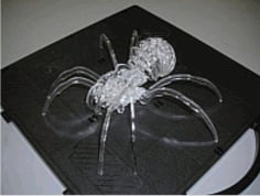 Laser Cut 3D Model Tarantula DXF File