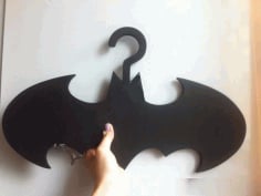 Laser Cut Bat Cloth Hanger Bat Coat Hanger Vector File