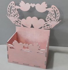 Laser Cut Butterfly Design Box CDR File