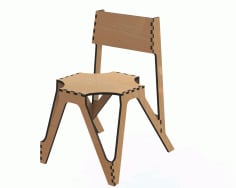 Laser Cut Decor Chair Free CDR Vectors File