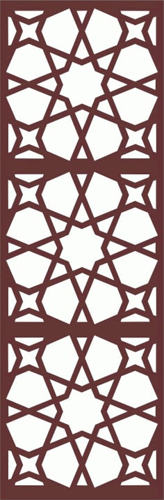 Laser Cut Drawing Room Grill Panel CDR File