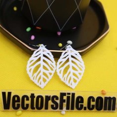 Laser Cut Earring Design Women’s Jewelry Pattern Design Vector File