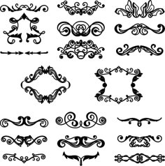 Laser Cut Fancy Border Lace CDR and Ai Vector File