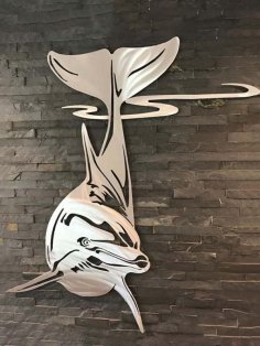Laser Cut Fish Wall Decor Wall Art Design CDR and DXF File